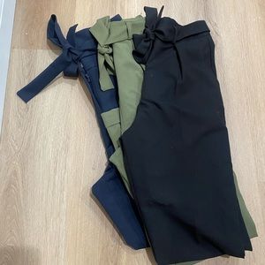 ASOS high waisted pants (lot of 3) size US 2.